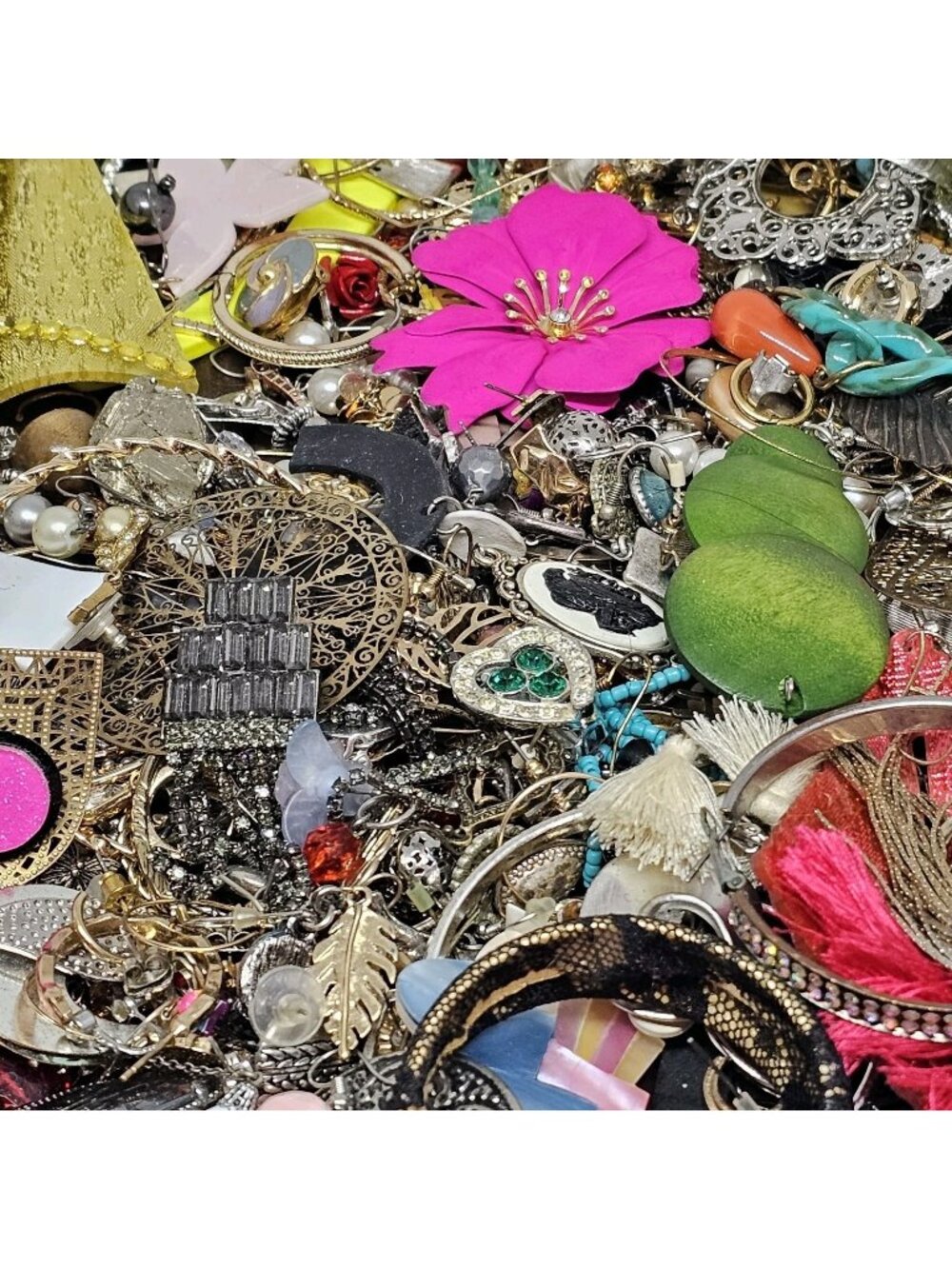2 LBs Single Mismatched Earrings Lot for Art Craft Jewelry Making Projects